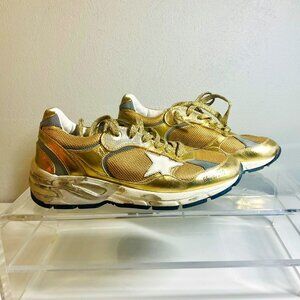 ✨Golden Goose Gold Dad-Star Sneakers Metallic Finish✨